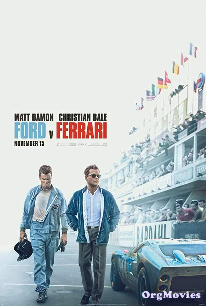 poster of Ford v Ferrari 2019 Hindi Dubbed