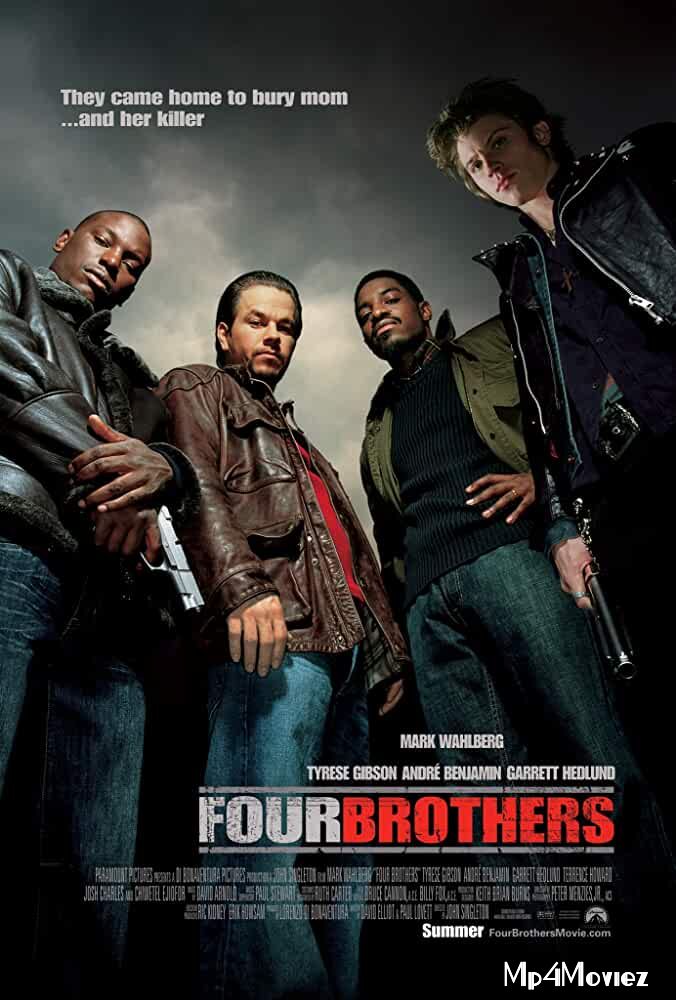 poster of Four Brothers 2005 Hindi Dubbed Movie