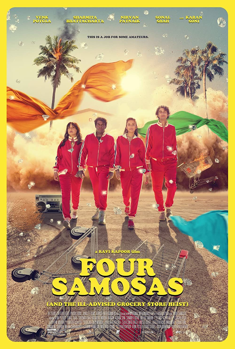 poster of Four Samosas 2022 Bengali Dubbed (Unofficial) WEBRip