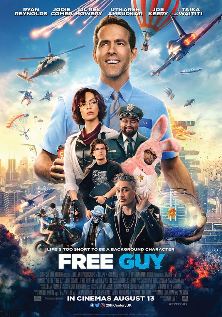 poster of Free Guy (2021) Hindi Dubbed HDCAM