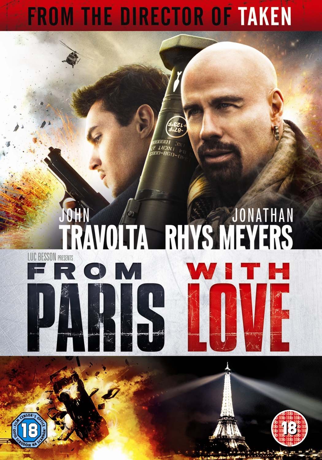 poster of From Paris with Love 2010 Hindi Dubbed Full movie