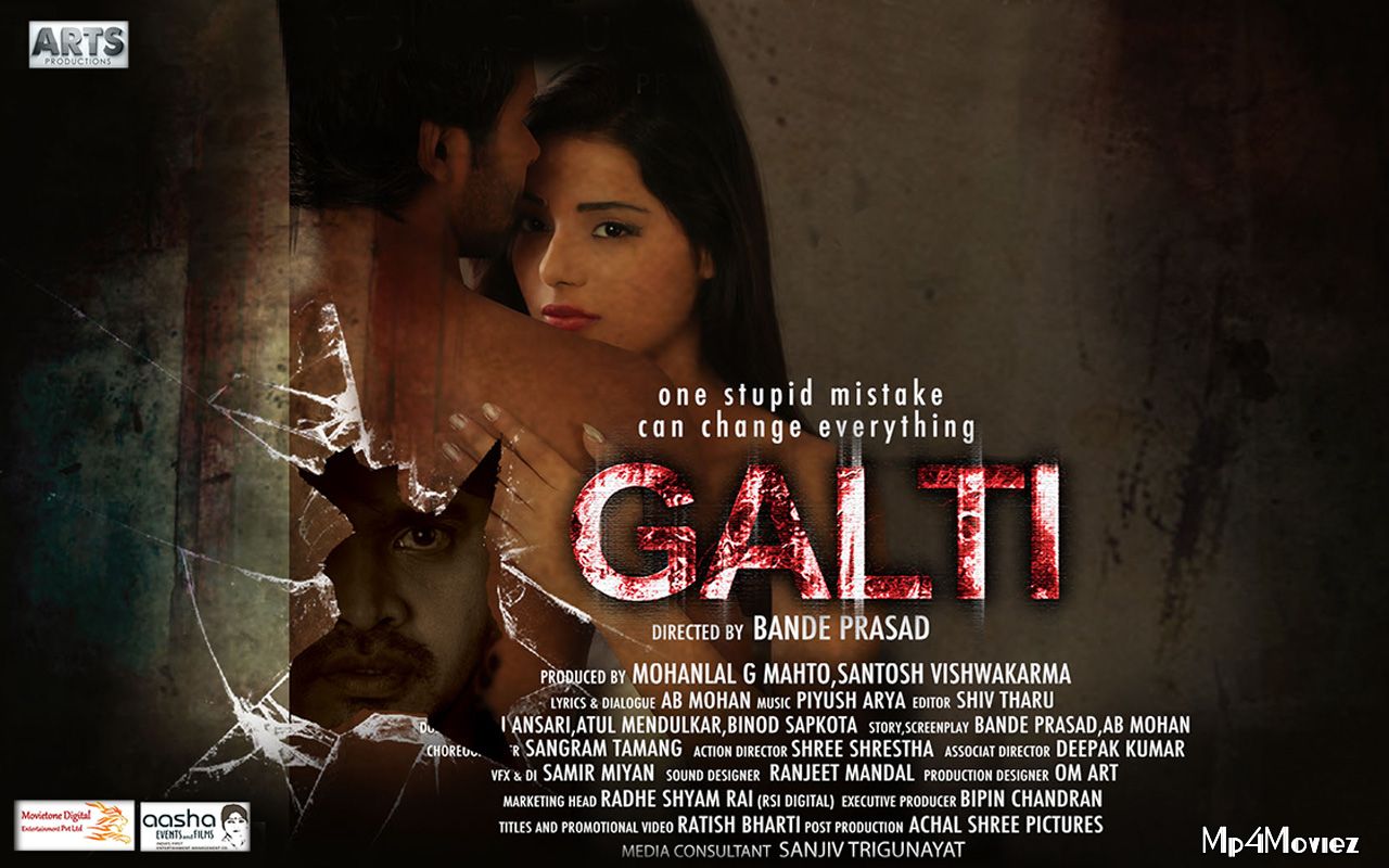 poster of Galti (2021) Hindi HDRip