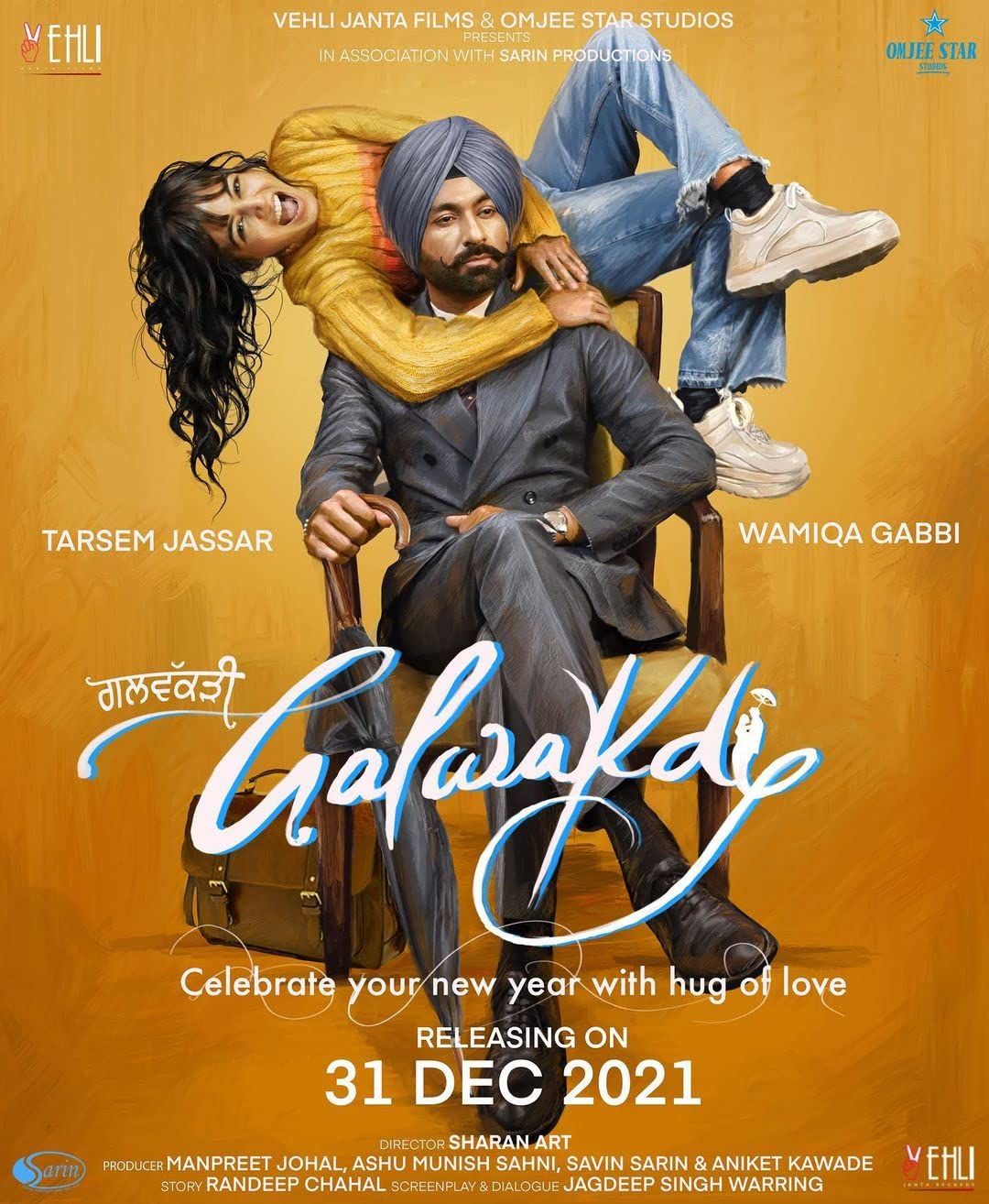 poster of Galwakdi (2022) Punjabi HDRip