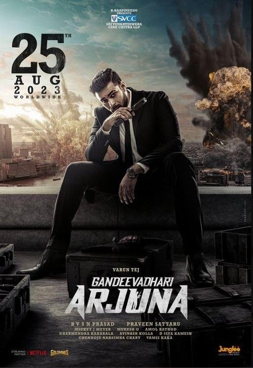 poster of Gandeevadhari Arjuna (2023) Hindi HQ Dubbed