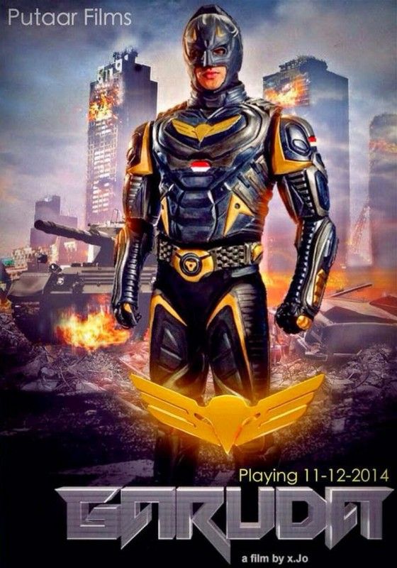 poster of Garuda Superhero (2015) Hindi Dubbed HDRip