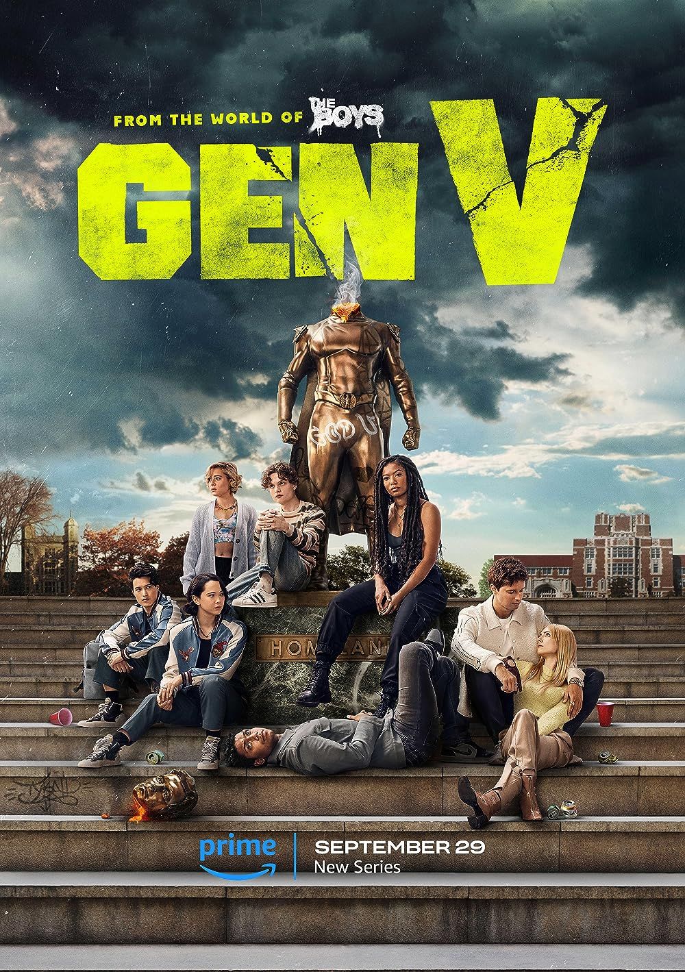 poster of Gen V (2023) S01 (Episode 5) Hindi Dubbed Series