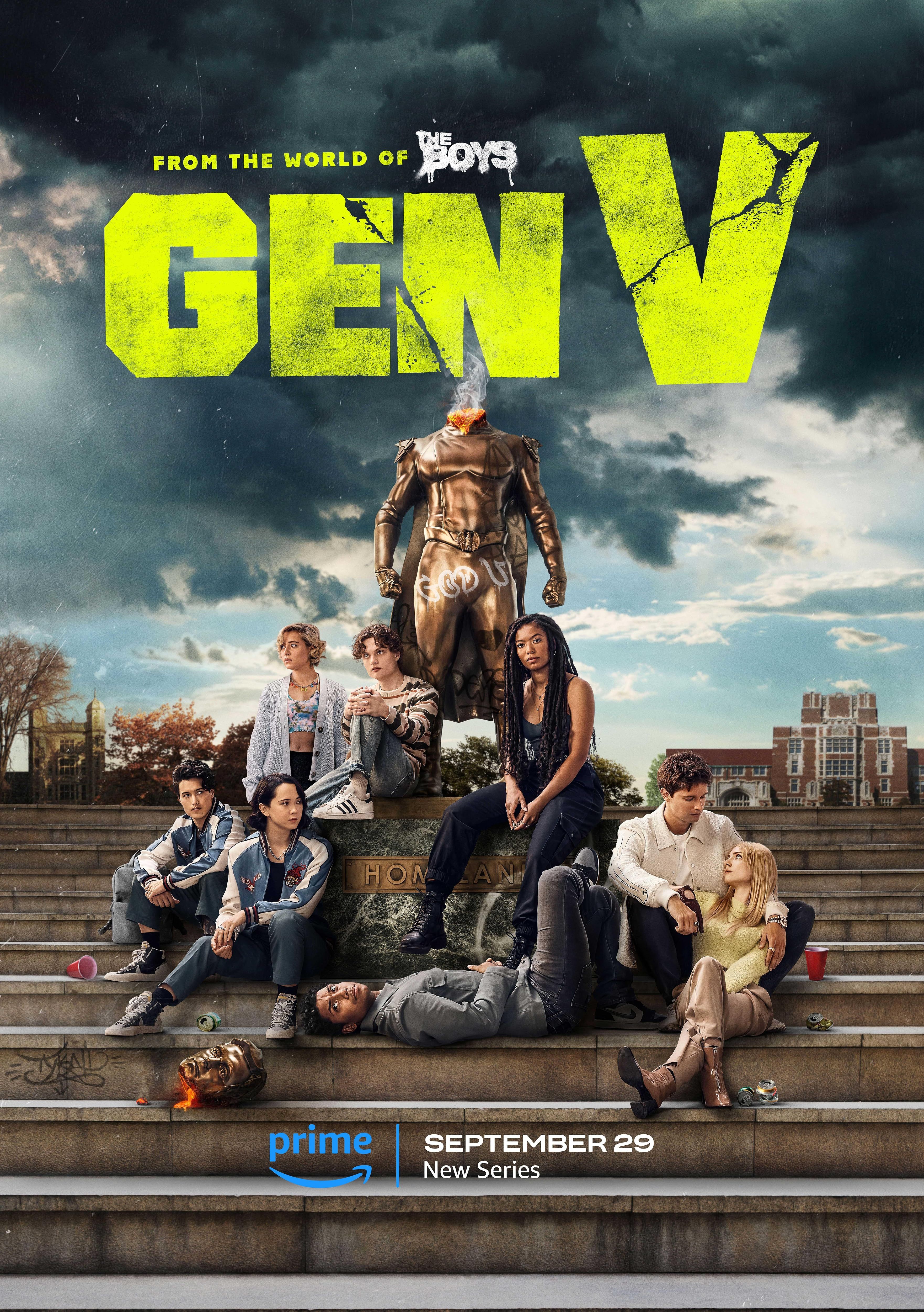 poster of Gen V (2023) S01 (Episode 8) Hindi Dubbed Series