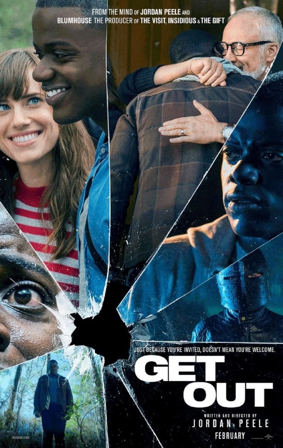 poster of Get Out (2017) Hindi ORG Dubbed BluRay