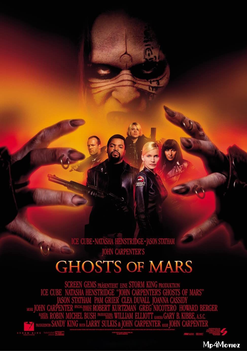 poster of Ghosts of Mars 2001 Hindi Dubbed Movie