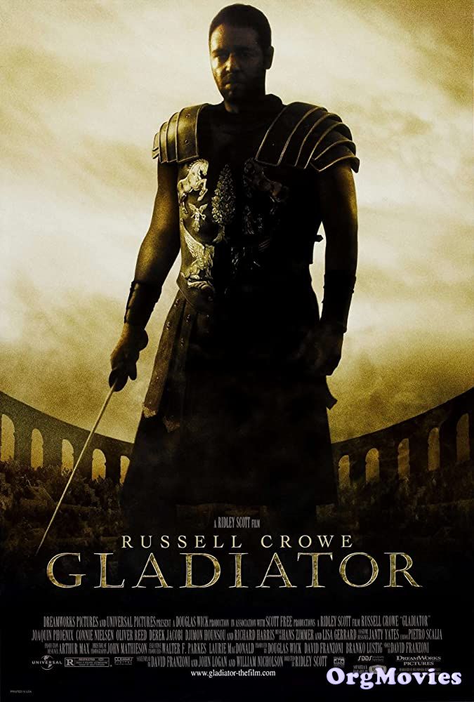 poster of Gladiator 2000 Hindi Dubbed Full Movie