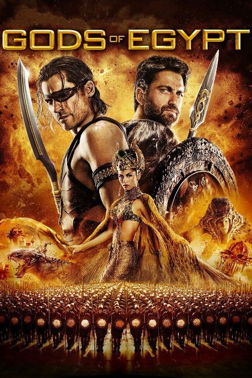 poster of Gods of Egypt (2016) Hindi Dubbed Movie