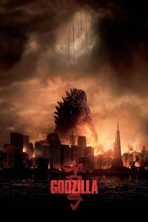 poster of Godzilla (2014) Hindi Dubbed Movie