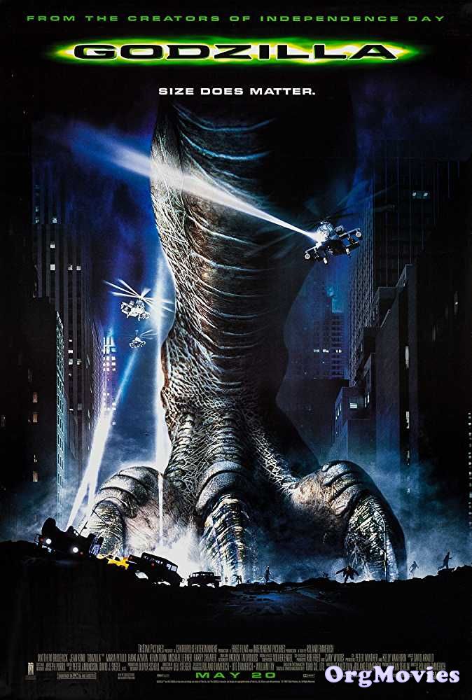 poster of Godzilla 1998 Hindi Dubbed Full Movie