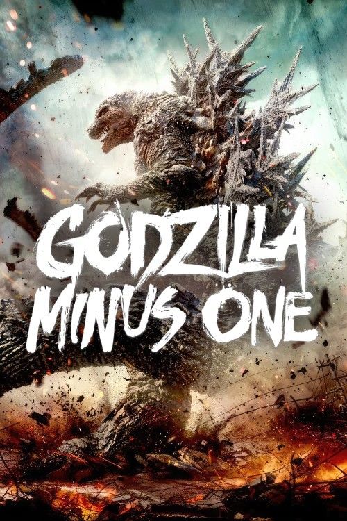 poster of Godzilla Minus One (2023) ORG Hindi Dubbed Movie