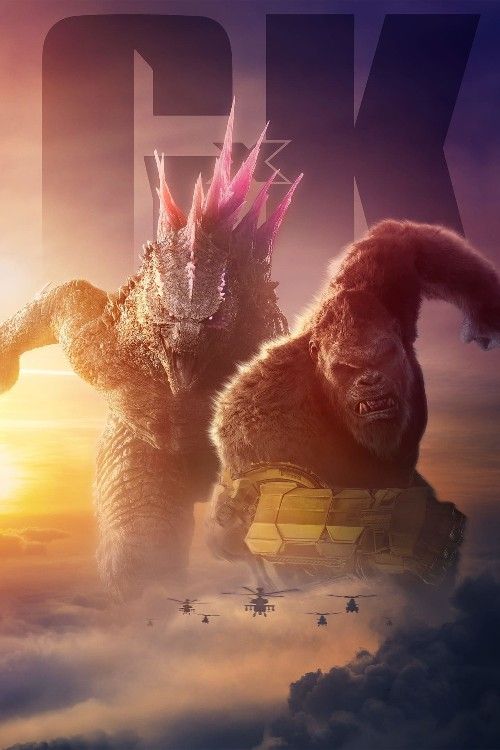 poster of Godzilla x Kong: The New Empire (2024) Hindi Dubbed (Line Audio)