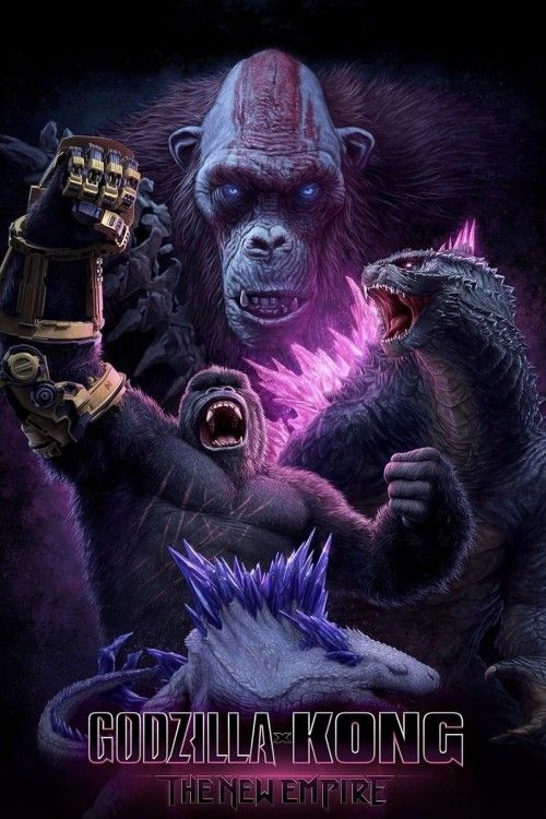 poster of Godzilla x Kong: The New Empire 2024 ORG Hindi Dubbed Movie