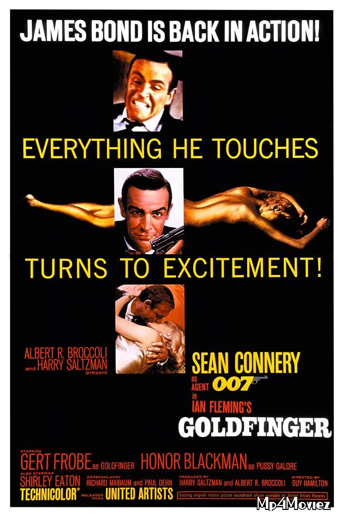 poster of Goldfinger 1964 Hindi Dubbed Full Movie