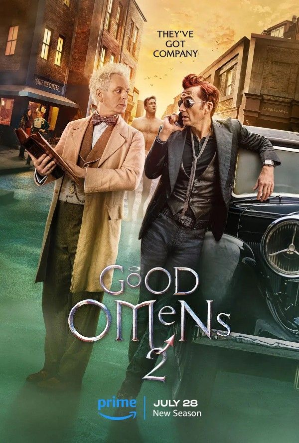 poster of Good Omens (Season 2) 2023 Hindi Dubbed TV Series