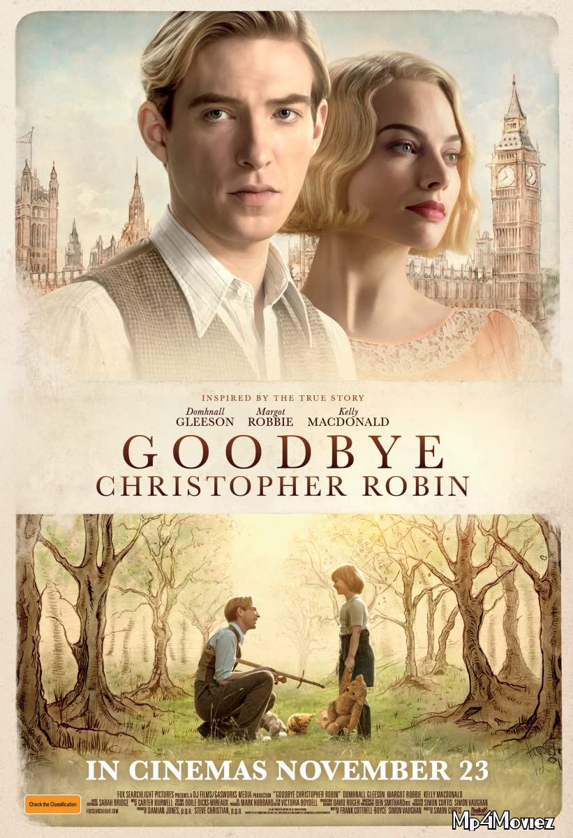 poster of Goodbye Christopher Robin 2017 Hindi Dubbed BluRay