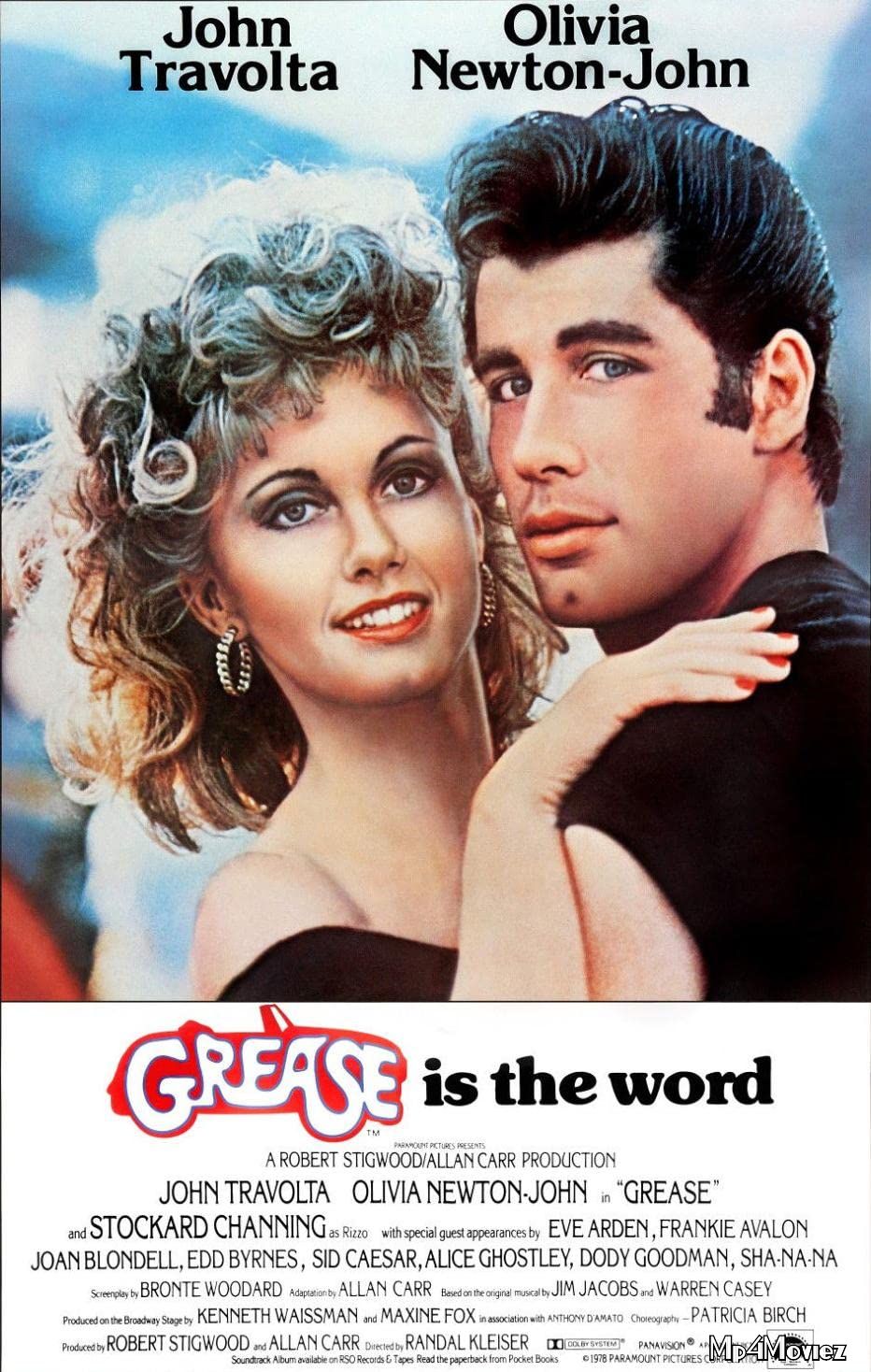 poster of Grease (1978) Hindi Dubbed BRRip