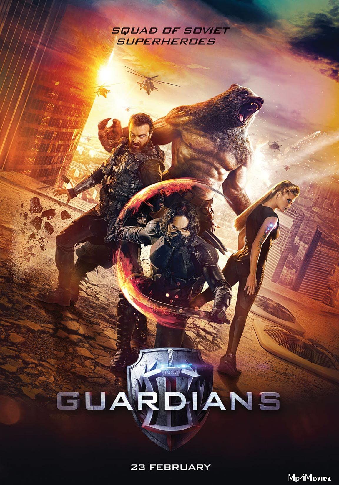 poster of Guardians (2017) Hindi Dubbed BluRay