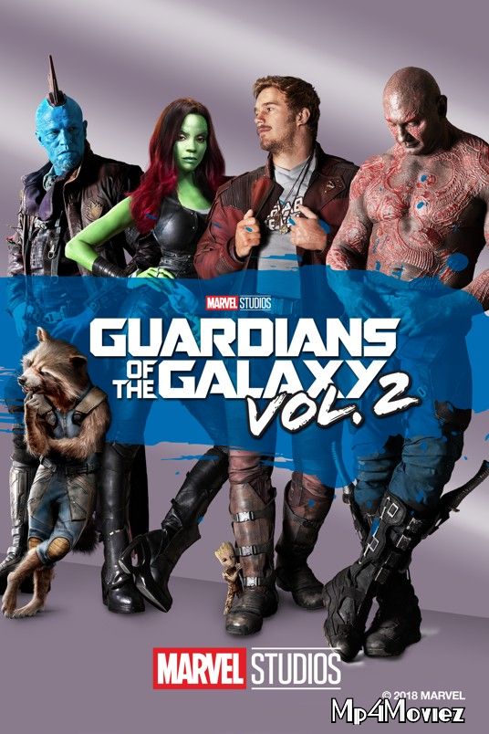 poster of Guardians of the Galaxy Vol 2 (2017) Hindi Dubbed Movie