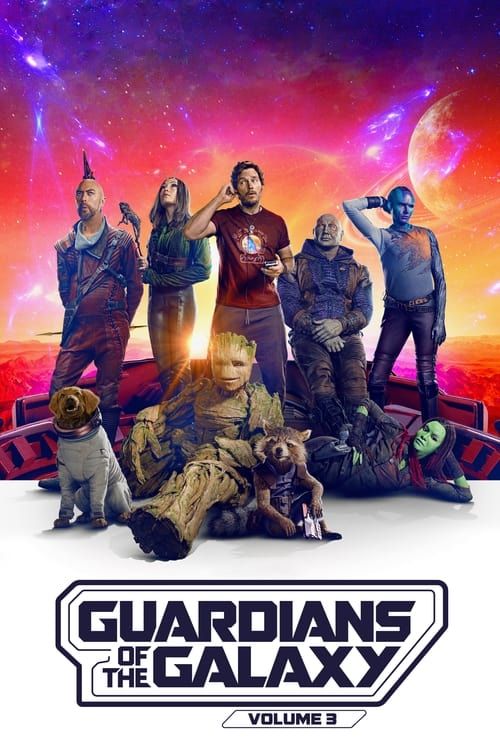 poster of Guardians of the Galaxy Vol 3 (2023) Hindi Dubbed (Cleaned) HDRip