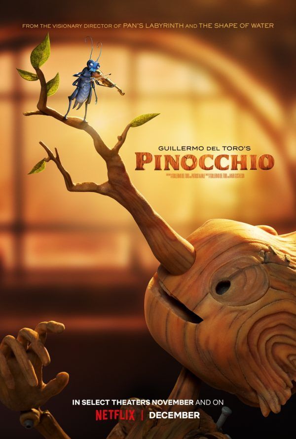 poster of Guillermo del Toros Pinocchio (2022) Hindi Dubbed HDRip