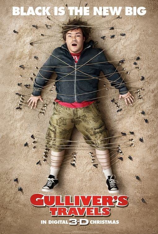 poster of Gullivers Travels (2010) Hindi Dubbed BluRay