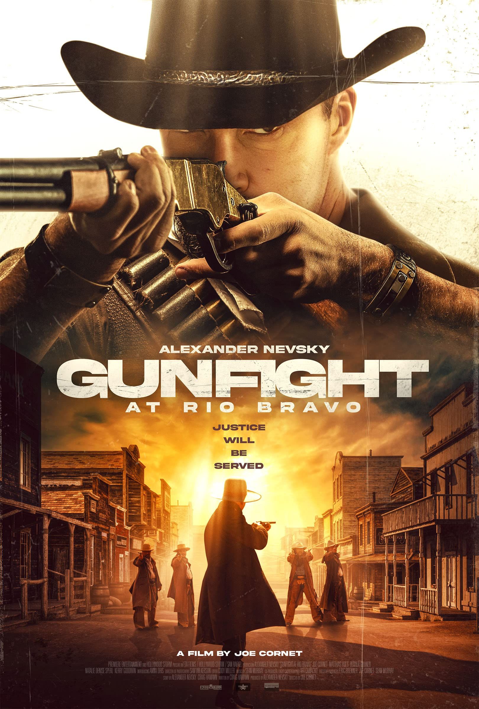 poster of Gunfight at Rio Bravo 2023 Hindi Dubbed (Unofficial) WEBRip