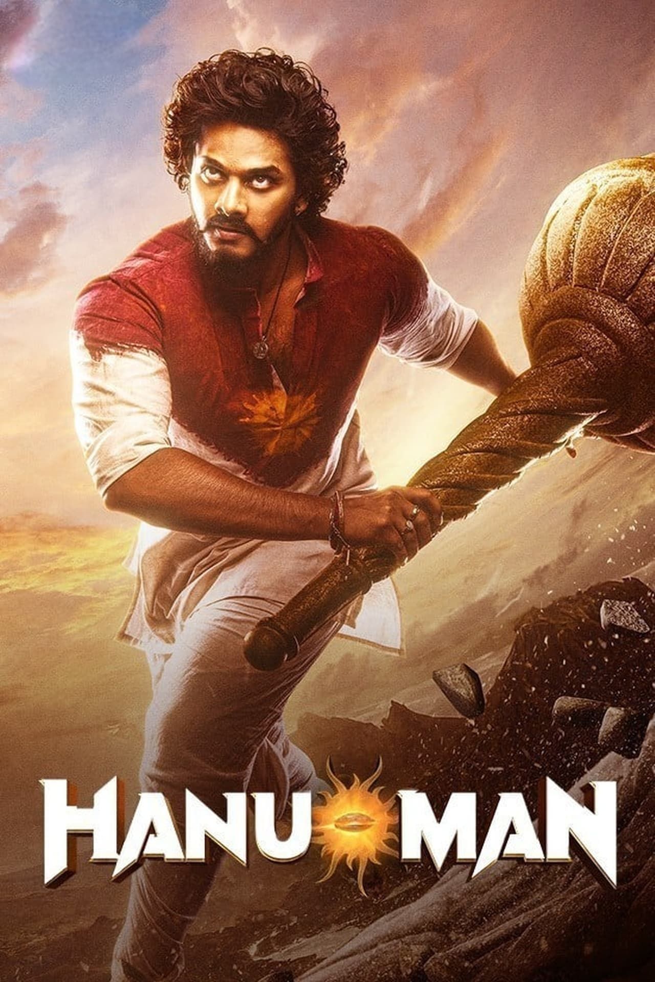 poster of Hanu Man (2024) ORG Hindi Dubbed Movie