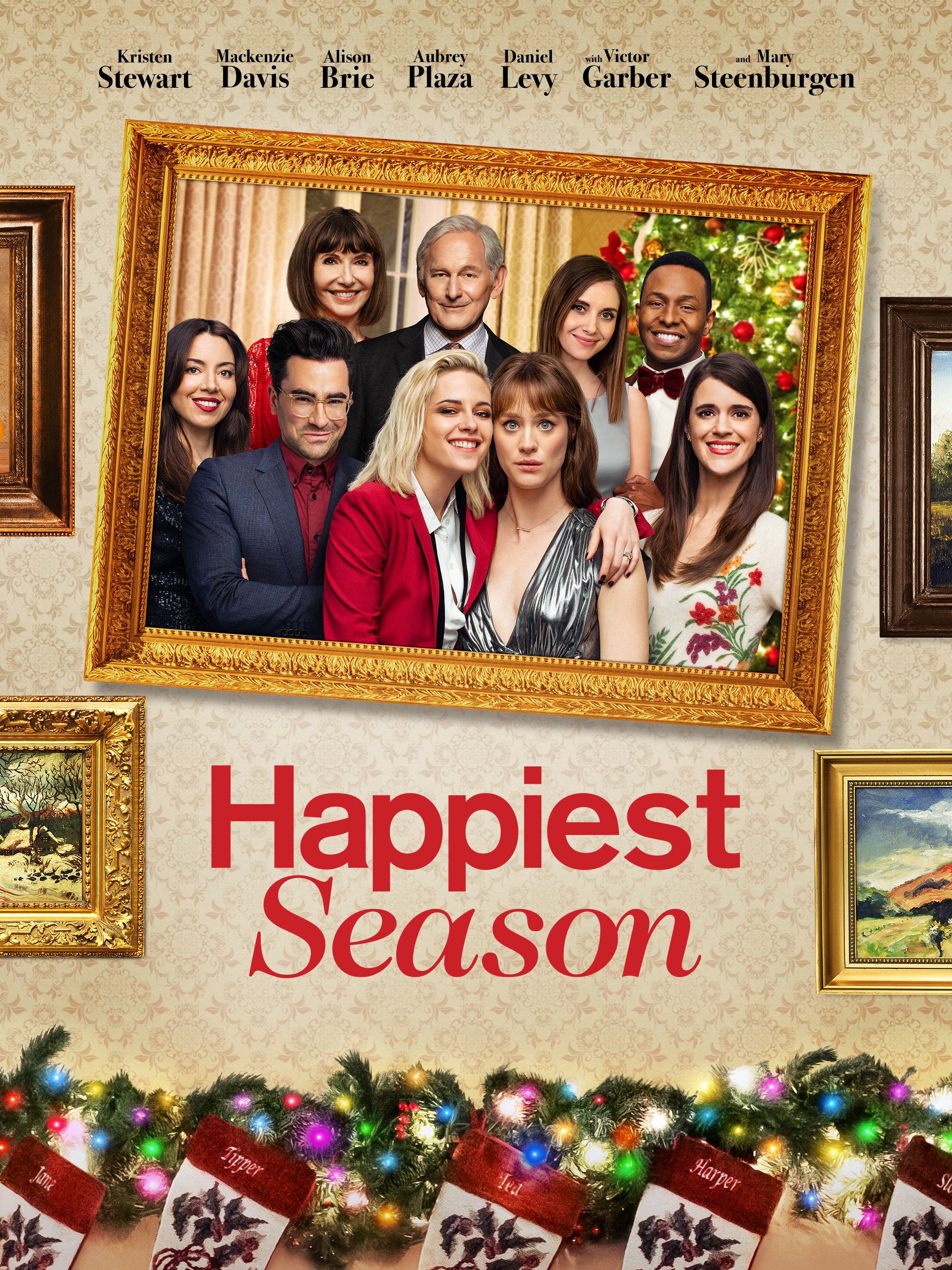 poster of Happiest Season (2021) Hindi Dubbed HDRip