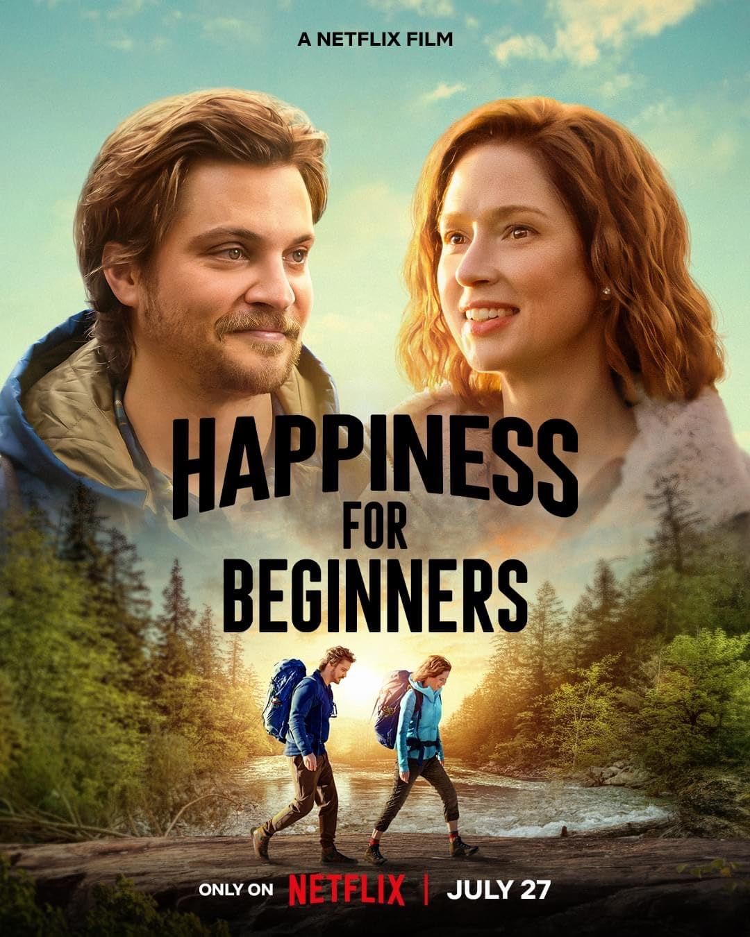 poster of Happiness for Beginners (2023) Hindi Dubbed HDRip