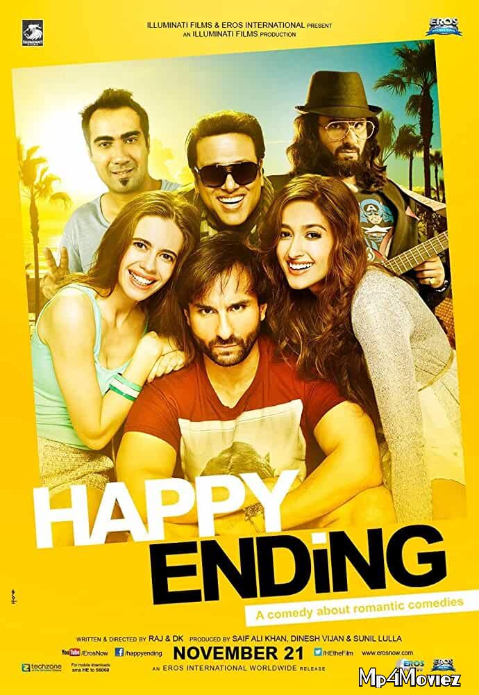 poster of Happy Ending 2014 Hindi HDRip