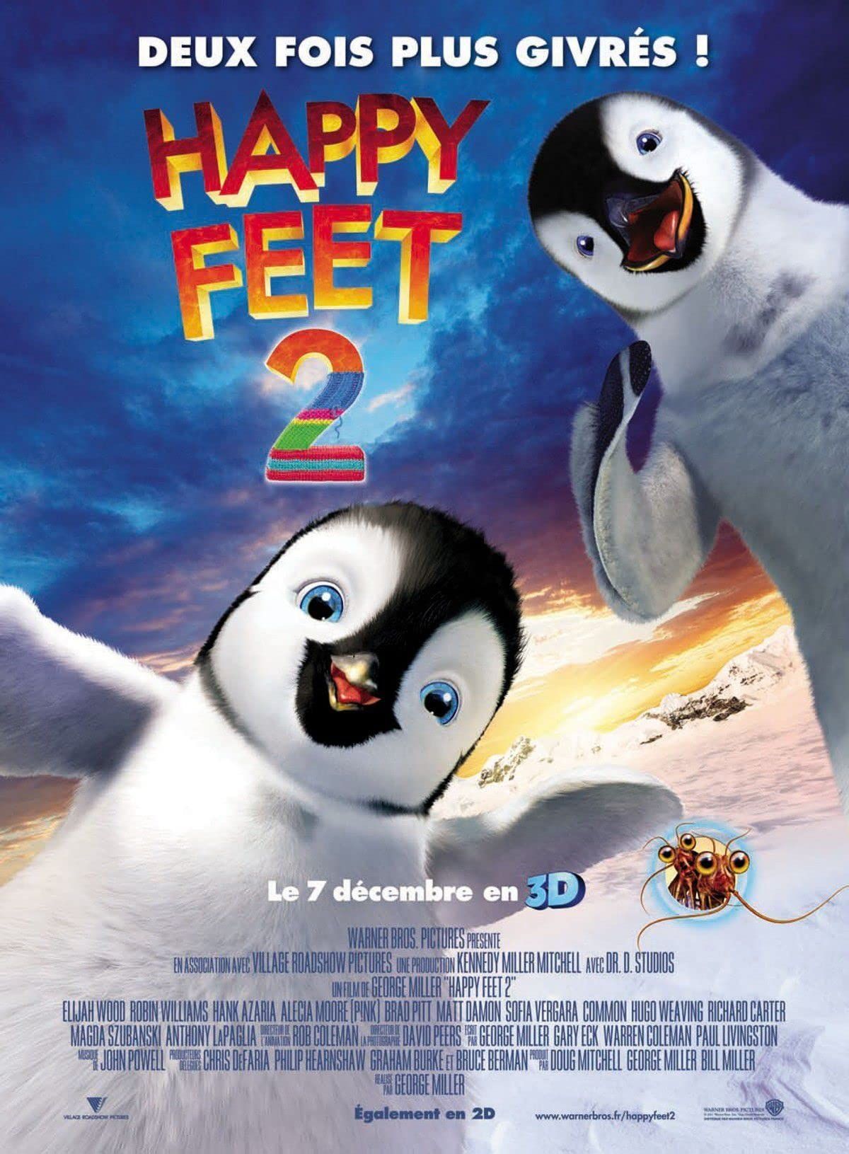 poster of Happy Feet Two (2011) Hindi Dubbed BluRay