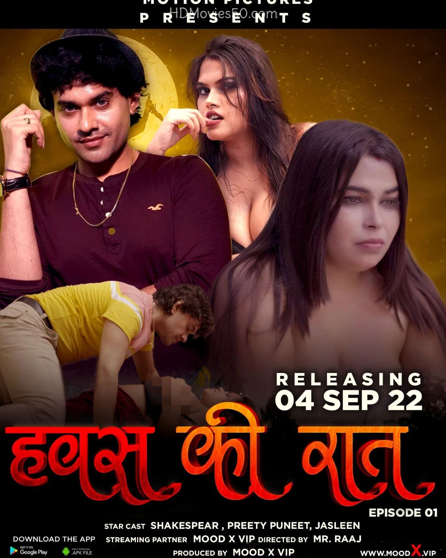 poster of Hawas Ki Raat (2022) S01E01 MoodX Hindi Web Series HDRip