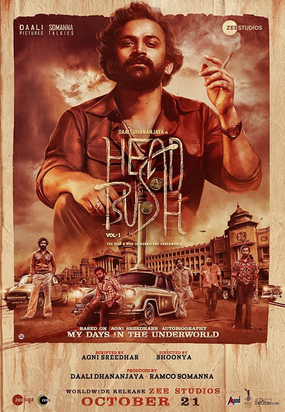 poster of Head Bush Vol 1 2022 Hindi (HQ Dubbed) PreDVDRip