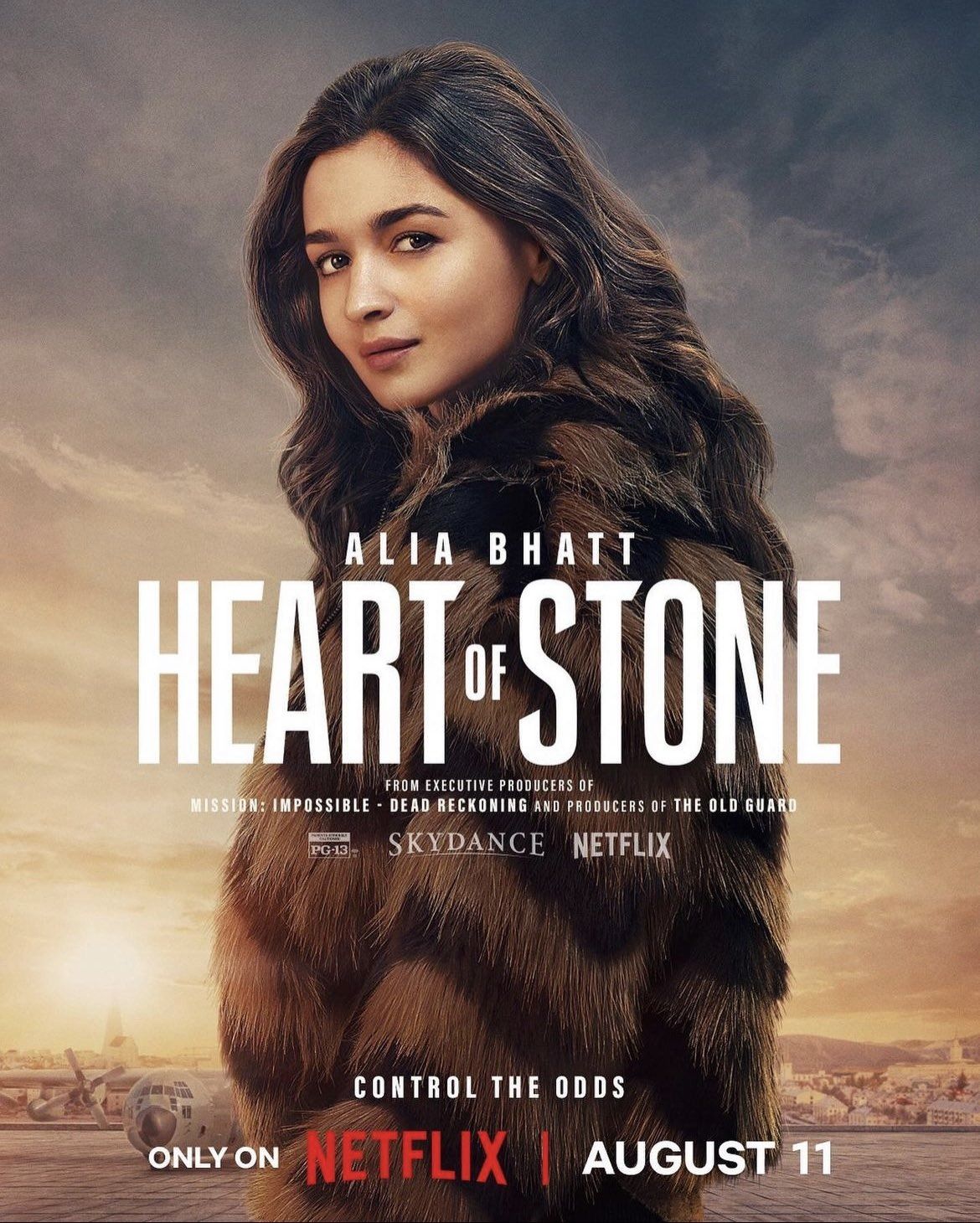 poster of Heart of Stone (2023) Hindi ORG Dubbed Movie