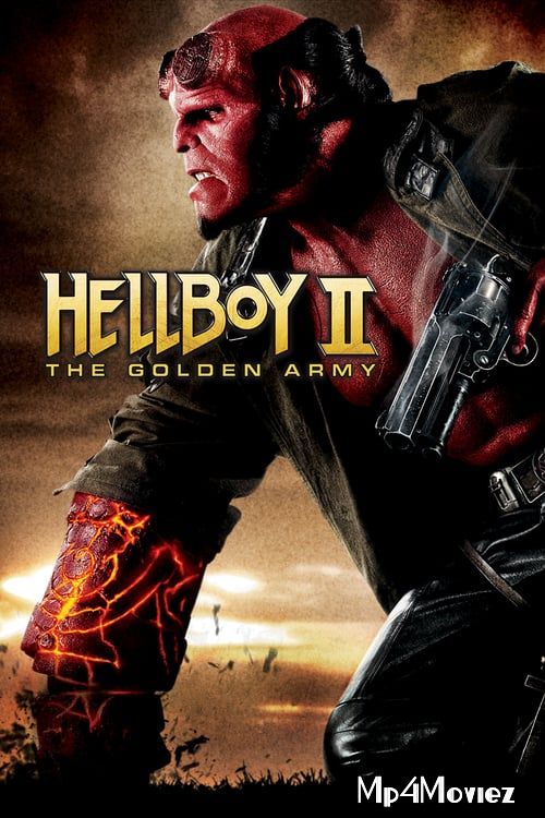 poster of Hellboy 2 The Golden Army 2008 Hindi Dubbed Full Movie