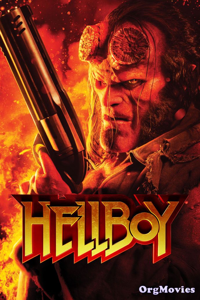 poster of Hellboy 2019 Full Movie in Hindi Dubbed