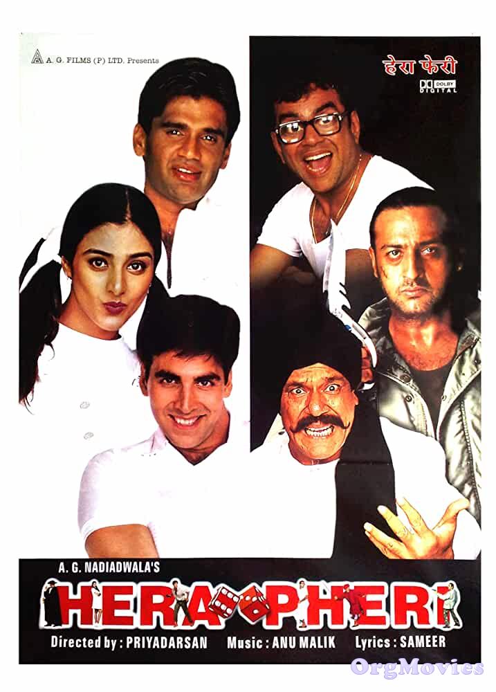 poster of Hera Pheri 2000 Hindi Comedy Full Movie