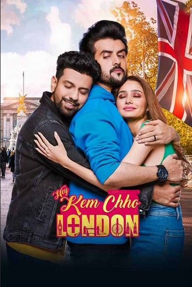 poster of Hey Kem Chho London (2022) Gujarati HDRip