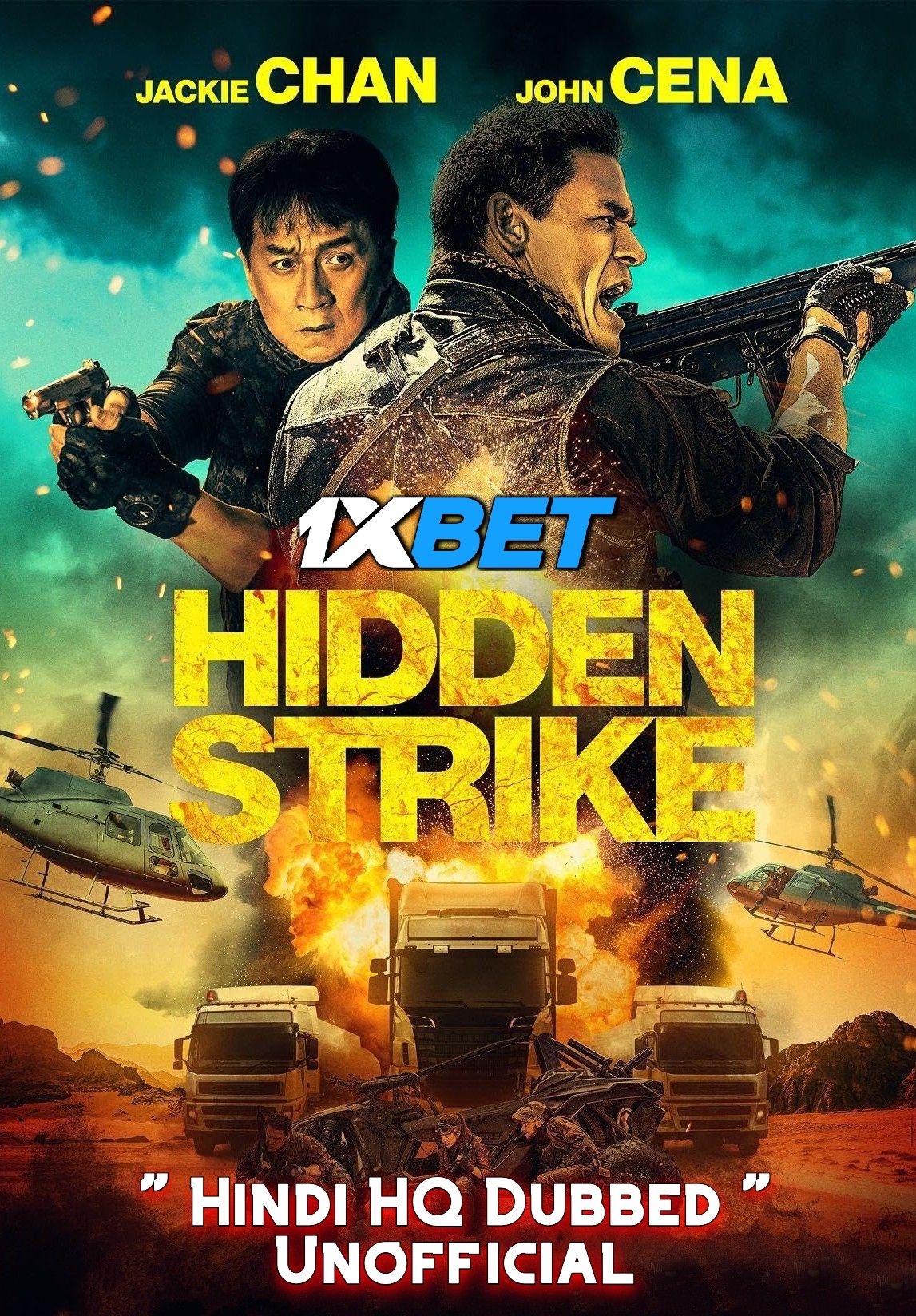 poster of Hidden Strike (2023) Hindi HQ Dubbed Movie