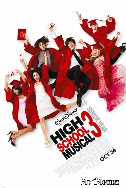 poster of High School Musical 3 (2008) Hindi Dubbed Movie