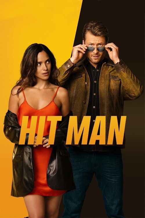 poster of Hit Man (2024) Hindi Dubbed Movie