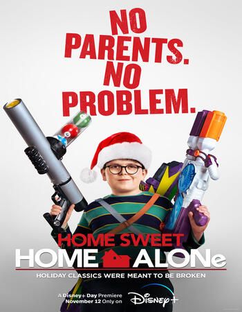 poster of Home Sweet Home Alone (2021) Hindi Dubbed HDRip