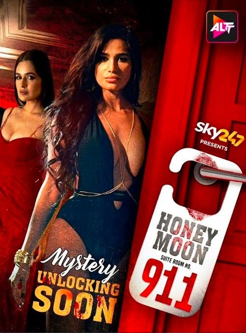 poster of Honeymoon Suite Room No. 911 (2023) Hindi S01 Part 2 Altbalaji Web Series