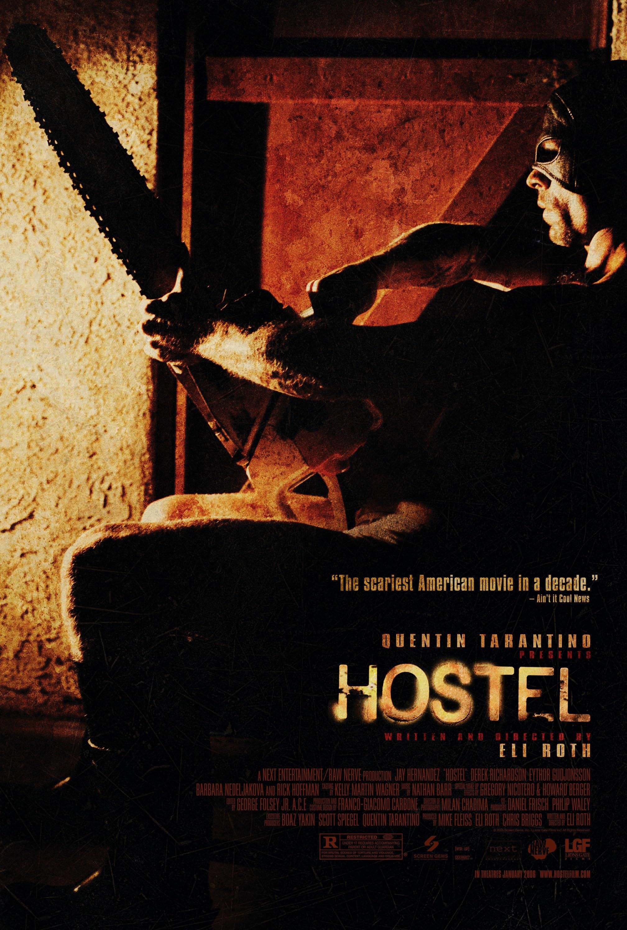 poster of Hostel (2005) Hindi Dubbed ORG HDRip