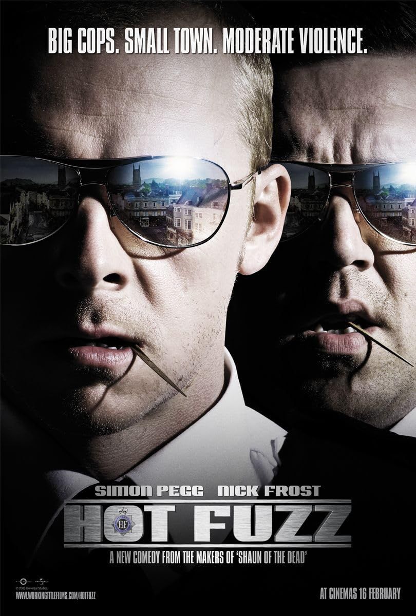 poster of Hot Fuzz (2007) Hindi Dubbed Movie