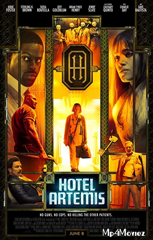 poster of Hotel Artemis 2018 Hindi Dubbed Full Movie